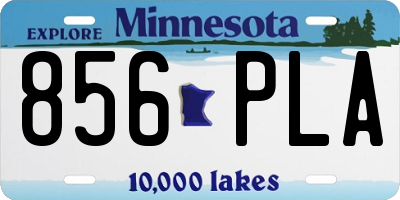 MN license plate 856PLA