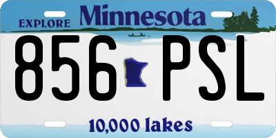 MN license plate 856PSL