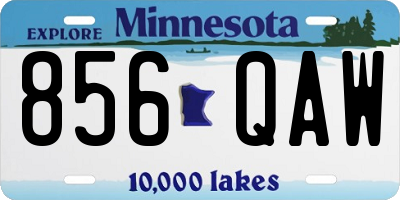 MN license plate 856QAW