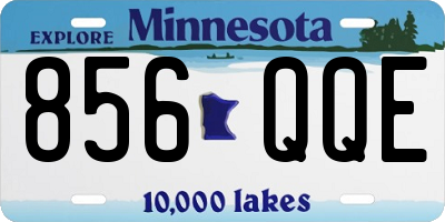 MN license plate 856QQE