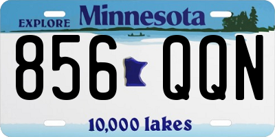 MN license plate 856QQN