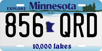 MN license plate 856QRD
