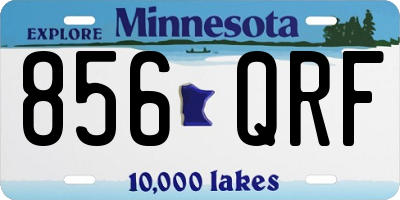 MN license plate 856QRF