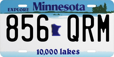 MN license plate 856QRM