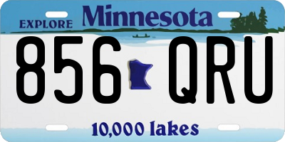 MN license plate 856QRU