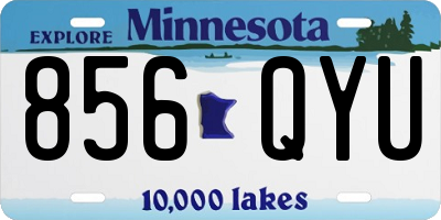 MN license plate 856QYU