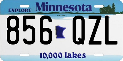MN license plate 856QZL