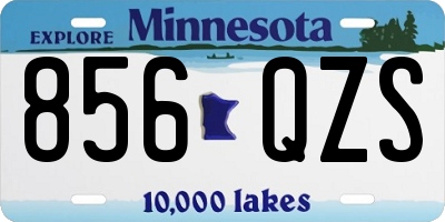 MN license plate 856QZS