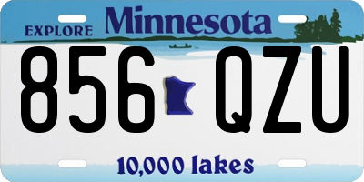 MN license plate 856QZU
