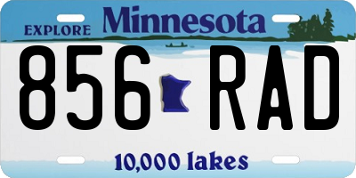 MN license plate 856RAD