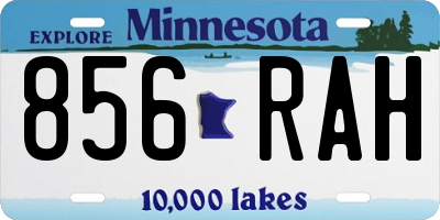 MN license plate 856RAH