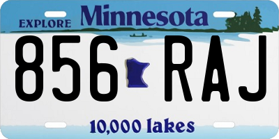 MN license plate 856RAJ