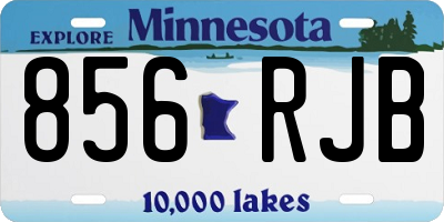 MN license plate 856RJB