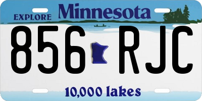 MN license plate 856RJC