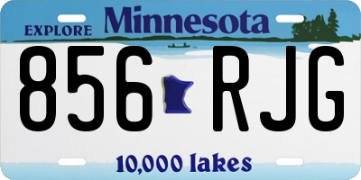 MN license plate 856RJG