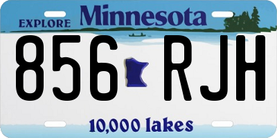 MN license plate 856RJH