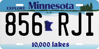MN license plate 856RJI