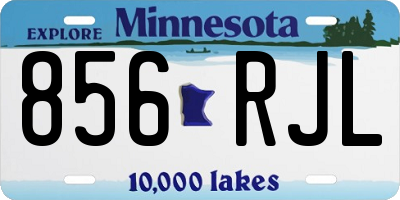 MN license plate 856RJL