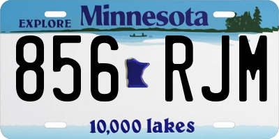 MN license plate 856RJM