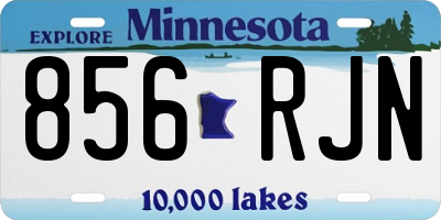 MN license plate 856RJN