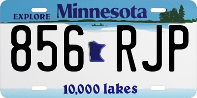 MN license plate 856RJP