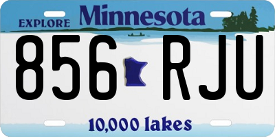 MN license plate 856RJU