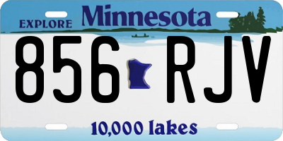 MN license plate 856RJV