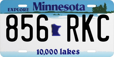 MN license plate 856RKC