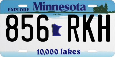 MN license plate 856RKH
