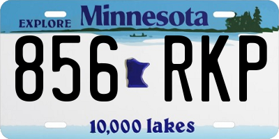 MN license plate 856RKP