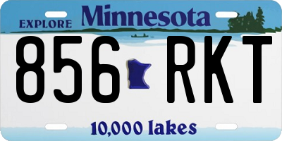 MN license plate 856RKT