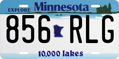 MN license plate 856RLG