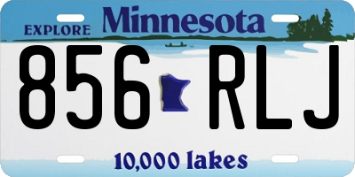 MN license plate 856RLJ