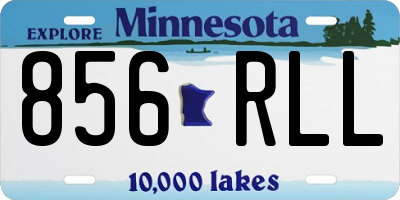 MN license plate 856RLL