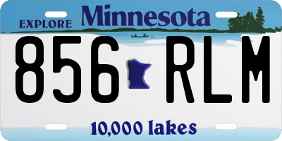 MN license plate 856RLM