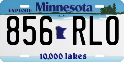 MN license plate 856RLO