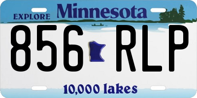 MN license plate 856RLP