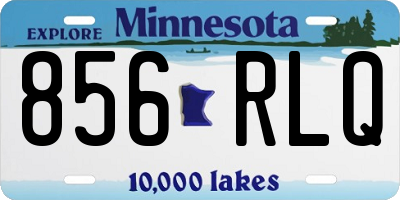 MN license plate 856RLQ