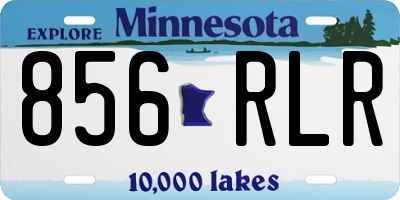 MN license plate 856RLR