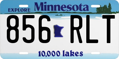 MN license plate 856RLT