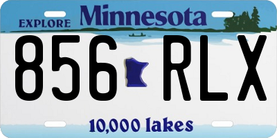 MN license plate 856RLX
