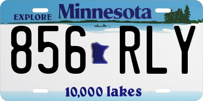 MN license plate 856RLY