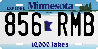 MN license plate 856RMB