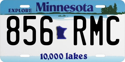 MN license plate 856RMC