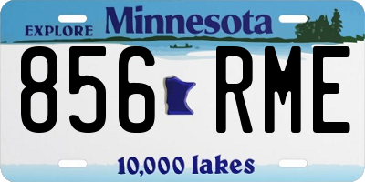 MN license plate 856RME
