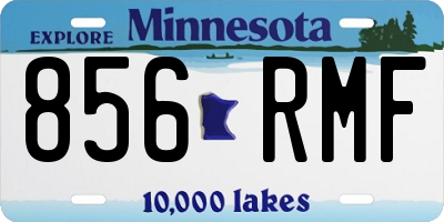 MN license plate 856RMF