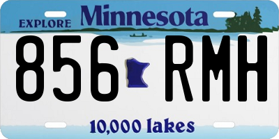 MN license plate 856RMH
