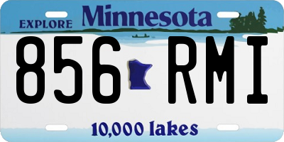 MN license plate 856RMI