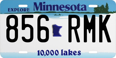 MN license plate 856RMK