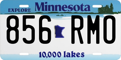 MN license plate 856RMO